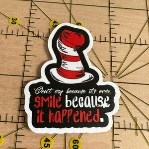 ❤️10/$10 STICKER SALE | 🆕 Dr. Suess Waterproof Vinyl Sticker